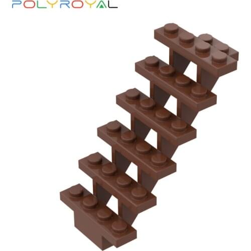 Building Blocks Technicalalal DIY Building 7x4x6 Stairs Ladder 1 PCS Parts MOC Creativity Educational toy for children 30134
