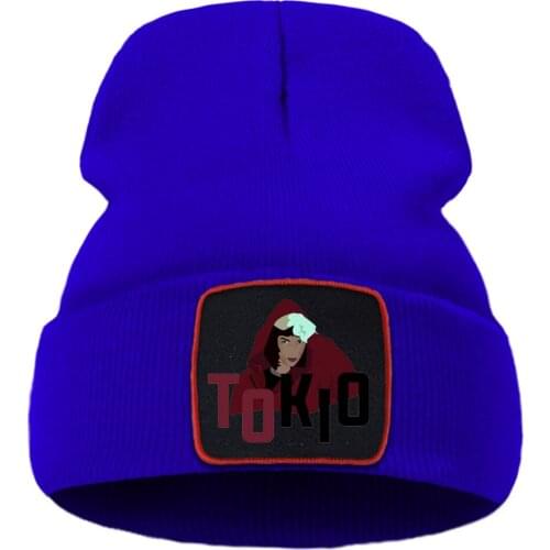 Tokio Funny Girl Printed Solid Color Winter Cap Street Fashion Warm Beanie Caps Simple Casual Unisex Caps Quality Comfort Hat