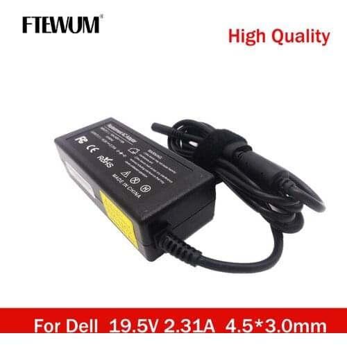 Laptop Charger 19.5V 2.31A 45W 4.5*3.0mm Adapter For Dell Inspiron XPS13 9343 9350 9365 9360 XPS12 LA45NM140 vostro5370 13 5000