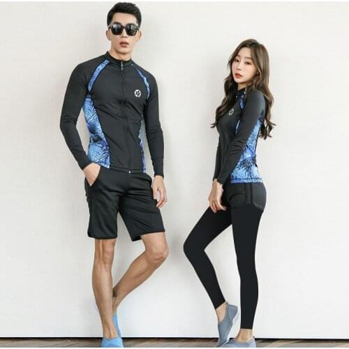 Plus Size Bathing Suits Swimsuit With Skirt Indoor Women Swimwear 2019 Womens Rash Guard For Men Long Sleeve Trousers Couples