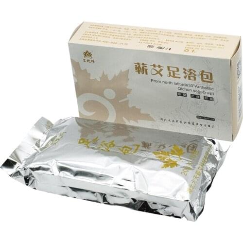 10 Pcs Chinese Mugwort Foot Bath Bag Artemisia Argyi Powder Bag Foot Odor Removing Sweat Quhan Wet Warm
