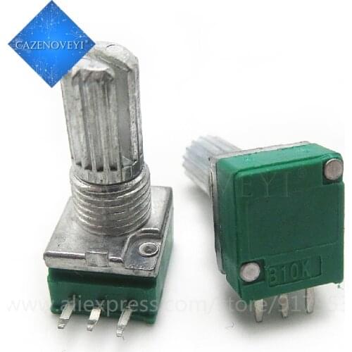 5pcs/lot RK097N 1K 5K 10K 20K 50K 100K 500K 250K B5K with a switch audio 3pin shaft 15mm amplifier sealing potentiometer