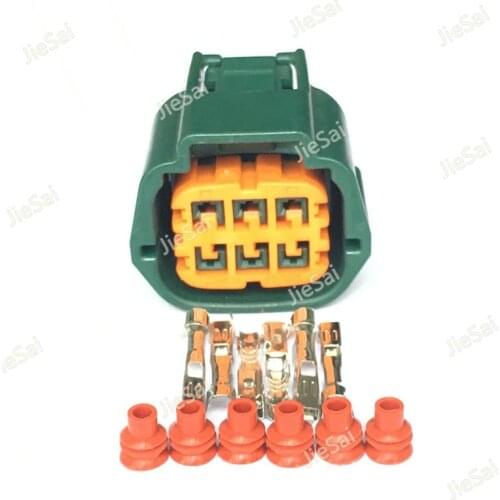 6 Pin 6189-0766/6189-1102 Electronic Throttle Plug Automotive Female Connector For Nissan TEANA X-TRAIL