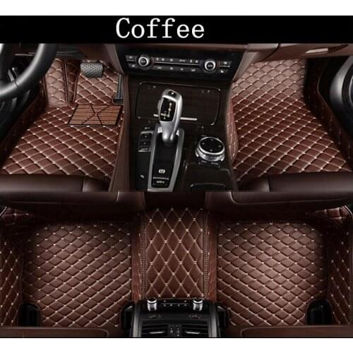 Car 3D Luxury Leather Car Floor Mats For Lexus LX470 LX450 LX570 EMS Free shipping