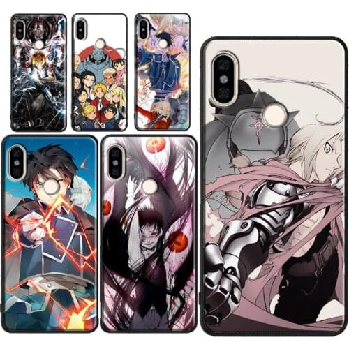 Anime Fullmetal Alchemist Case For POCO X3 Coque For Redmi Note 9 8 Pro 7 8T 9S 9A 9C For Mi Note 10 Lite 9T A3