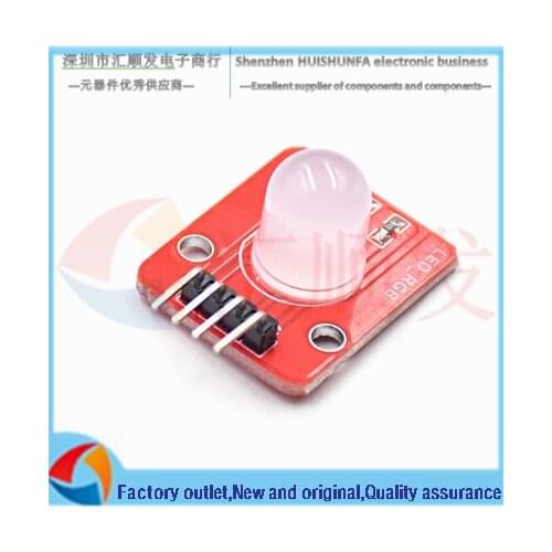 Electronic building block RGB full color LED module 10mm high brightness full color LED new