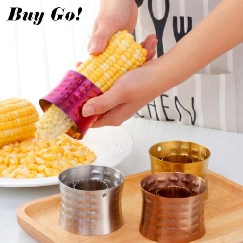 Creative Kitchen Cut Peel Corn Stripper Salad Tool Stripping Peel Husk Separator Cob Planer Thresher Easy Sheller Machine