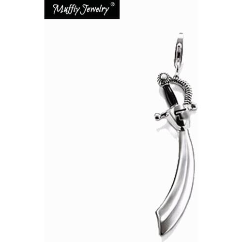 Pirates Machetes Trendy Pendant,Europe Style Rebel Good Jewelry For Men And Women, Heart Gift In 925 Sterling Silver