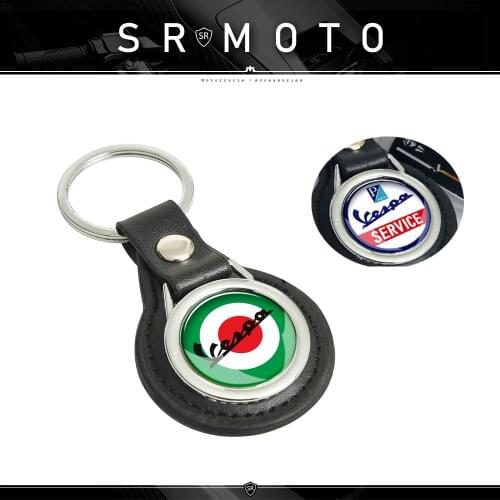 Motorcycle Keychain Key Ring Case for Piaggio Vespa Primavera Sprint GTS GTV 50 150 300 etc