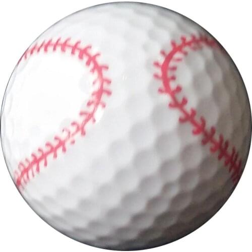 Mounchain Golf Balls Golf Game Sports Baseball Pattern Practice Golf Balls Gift Indoor Outdoor
