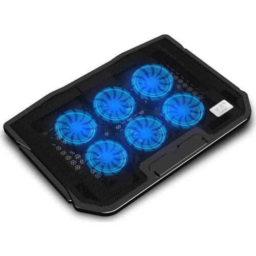 Laptop Stand for Desk Notebook Cooler Gaming Laptop Rack Computer Holder 3 Angle Adjustable Dual USB Port for Macbook Dell HP