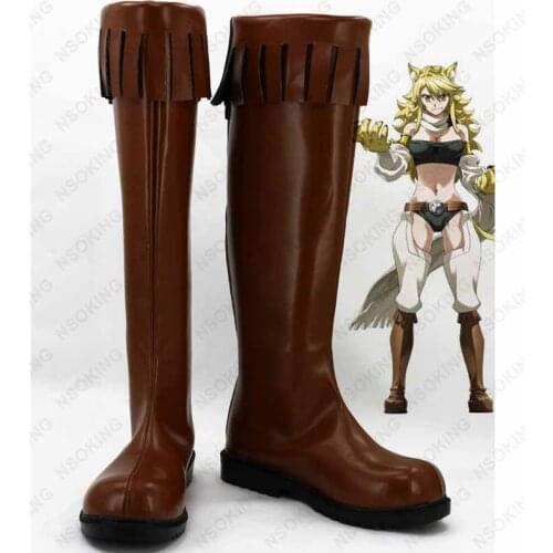 Anime Shoes Akame ga KILL! Leone Cosplay Boots