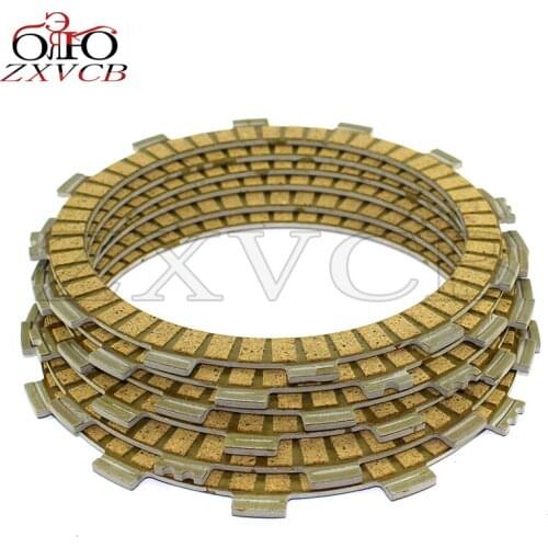 6PCS FOR YAMAHA XVS400C Drag Star Classic DSC4 1999-2016 XV500 Virago 500 1983 engine cylinder clutch plates Parts
