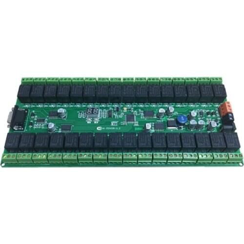 Serial port /485 port 32 way integrated board intelligent switch control card relay module relay control panel