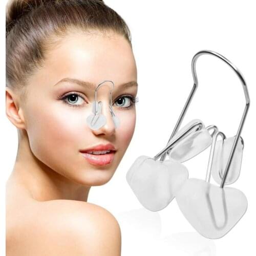 Nose Up Lifting Shaping Shaper Orthotics Nasal Pins Straightening Beauty Nose Slimming Massager Clips Nose Clip Corrector Tool