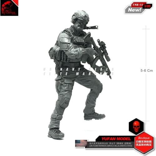 Yufan Model 1/35 Modern Us Seal Commando Resin Soldier Model Usk-15