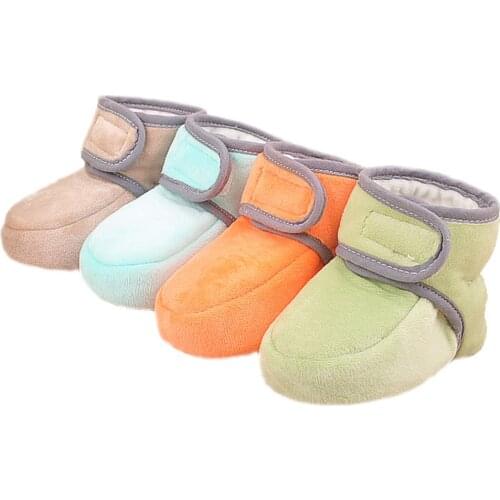 Winter Baby Booties Boys Girls Shoes Russia Winter Infant Warm Baby Booties Leather Shoe Baby Boots Newborn Soft Cute Warm Boots