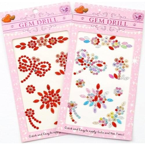 1pc Resin Flower Dragonfly Rhinestone Sticker Cartoon Decor DIY Scrapbooking Cell Phone Nail Stick Label Bullet Journal Supplies