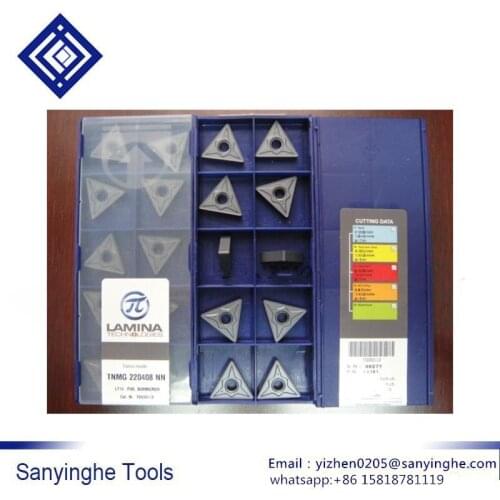 Free shipping high quality 10pcs/lots TNMG220404/TNMG220408 NN LT10 cnc carbide milling insert cutting tools cnc blade tool