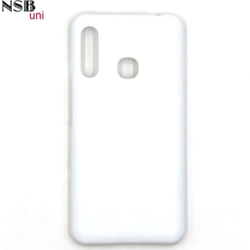 10 Pieces SAM A70E Empty Hard Case for 3D Sublimation Full Printing Matte Mobile Phone Covers in White Color