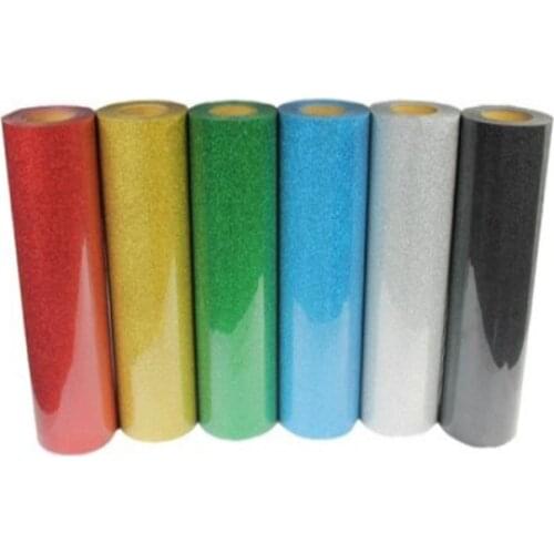 100% Korea glitter heat transfer vinyl one meter 20"x40"/50cmX100cm diy cutter plotter vinyl