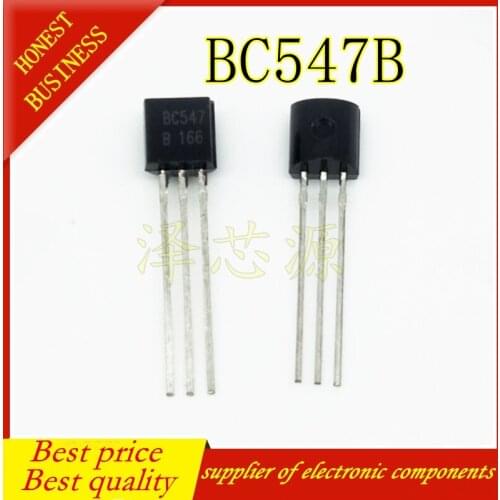 100PPCS/LOT BC547B TO-92 BC547 TO92 547B new triode transistor