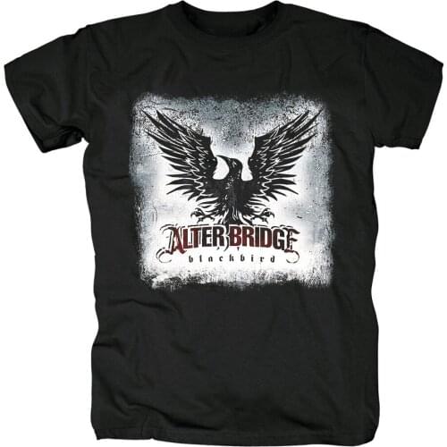 6 kinds Alter Bridge Camiseta Rock Brand shirt fitness Hardrock Ropa Mujer heavy Metal Punk skateboard streetwear tee black bird