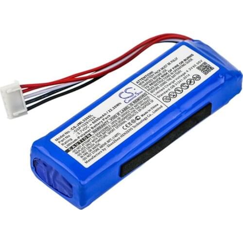 Cameron Sino 6000mAh battery for JBL Charge 3 201 2016 Version GSP1029102A Speaker Battery