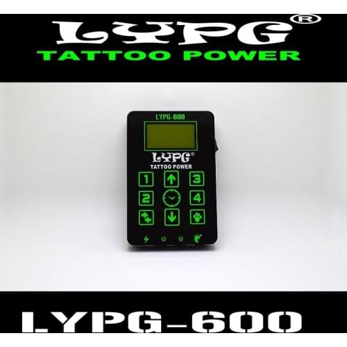 Professional LYPG Tattoo Power Supply with Power Adaptor for Coil & Rotary Tattoo Machines