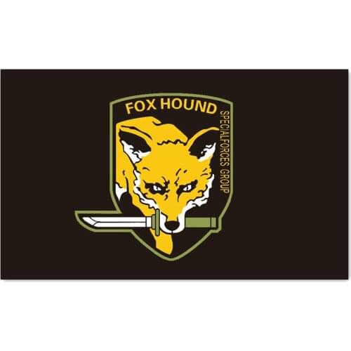 Fox hound specialforces group flag 60x90cm/90x150cm/120x180cm/150x240cm
