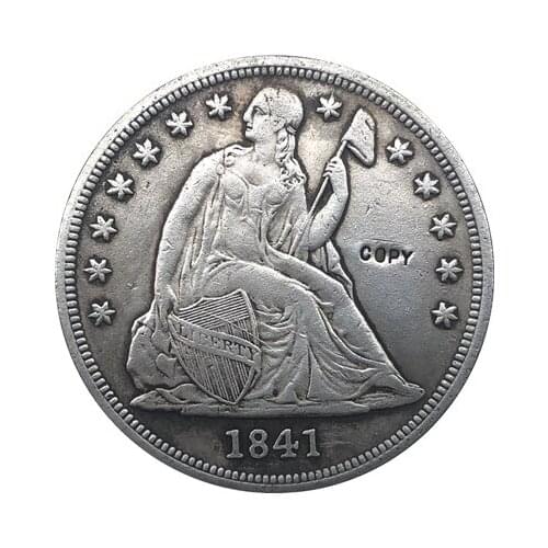 1841 Seated Liberty Dollar COINS COPY