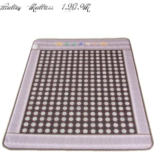 2019 Nice Bottom Heated Jade Mat Infrared heating health care sleeping mat jade massage mattress physical therapy mat 1.2X1.9M