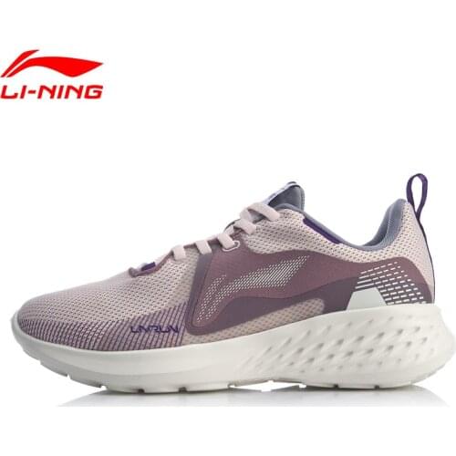 Li-Ning Women SOFT ELEMENT Cushion Running Shoes Light Weight Comfort LiNing Fitness Sport Shoes Sneakers ARHQ026