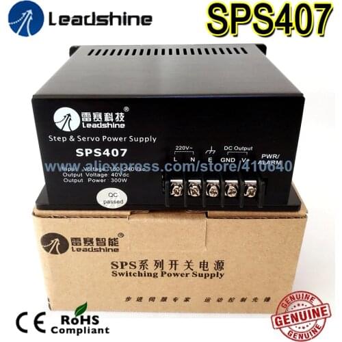 Genuine Leadshine SPS407 Ultra Compact 42 VDC 7A Unregulated Switching Power Supply with 180 to 250 VAC Input