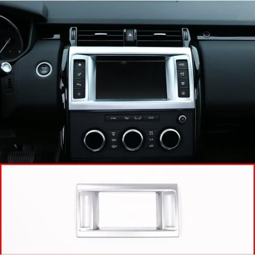 For Land Rover Discovery 5 S SE Version 2017-2020 L462 LR5 Car ABS Matte Silver Navigation Frame Trim internal Accessories