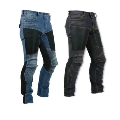 Wholesale Motocross Racing jeans KOMINE Motocross Denim jeans Motorcycle Dirt Bike MTB Riding jeans With hip and knee pad Y