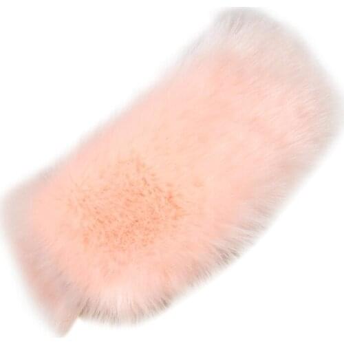 Faux Fur Headband Outdoor Ear Warmers Multicolor Furry Warm Earmuffs Hairband 449F