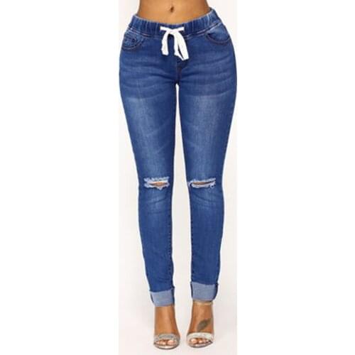Romastory Womens Ripped Jeans