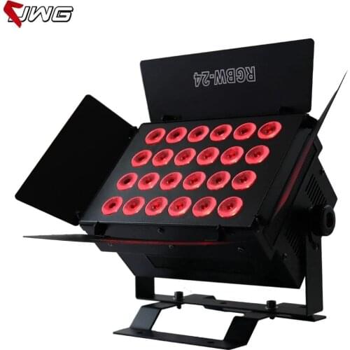 Free Shipping LED Wall Washer 24X12W RGBW 4in1 Wall Washer Indoor Decoration Works Building Ceiling Decoration