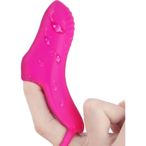 Vaginal Pussy G Spot Massage Adult Sex Toys Mini Finger Sleeve Vibrator For Female Women