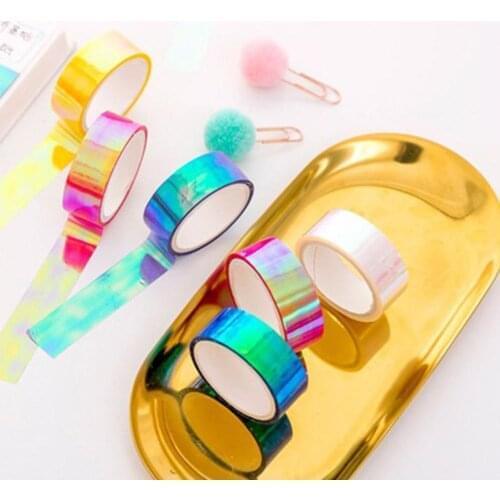 Colorful DIY Scrapbooking Decorative Tape Adhesive Label Sticker Masking Paper Gift Packing