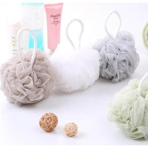 Loofah Bath Ball Mesh Sponge 1 PC Milk Shower Accessories Bathroom Supplies PE Bath Flower Soft