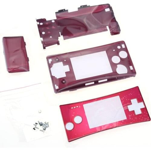 10 pcs a lot Metal Aluminum Case Shell for GameBoy Micro Case for G-B-M Housing Case Cover