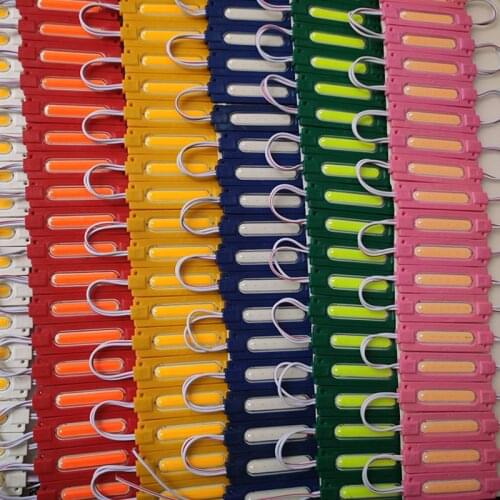 20pcs DC12v 24V 2w COB LED Module Light Injection Module Len Car Truck Module String For LED Sign Backlight Advertise Light