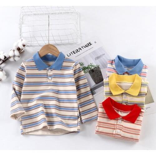 2021 Summer Baby Boys Polo Shirts Short Sleeve Anchor Lapel Clothes for Girls Odell Cotton Breathable Kids Tops Outwear
