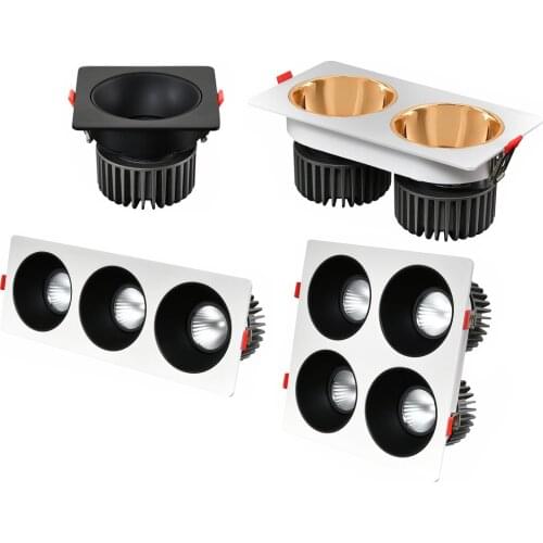 LED Downlight 3W 5W 7W 9W 12W 15W 18W Thick aluminum Recessed LED Spot Lighting 220V 110VBedroom Kitchen Indoor down light