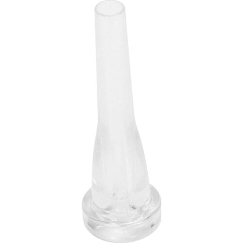 ABS Trumpet Mouthpiece Meg 3C Size for Bach Beginner Musical Trumpet Accessories Parts or Finger Exerciser,White