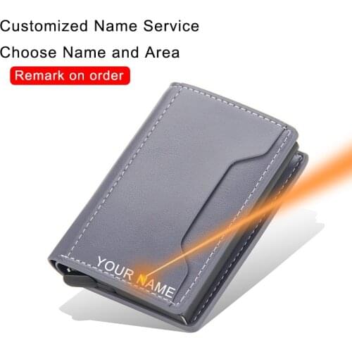 Anti Rfid Card Holder Men Wallets Money Bags Slim Thin Mini Wallet Male Leather Purse Man Smart Magic Wallet Black Short Walet