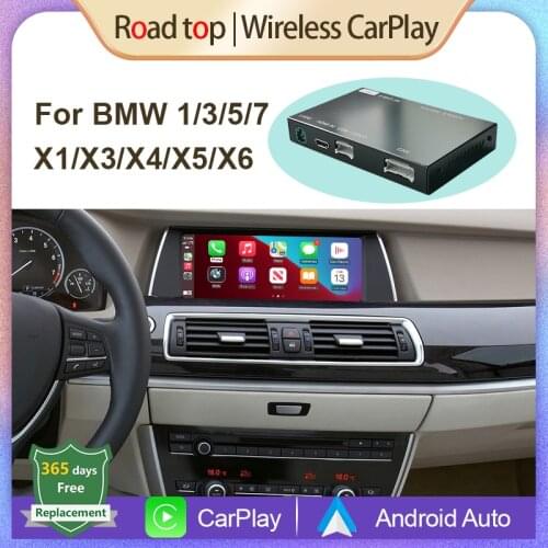 Wireless Apple CarPlay Android Auto for BMW CIC System 3 5 7 Series X1 X3 X4 X5 X6 F10 F11 F07 F01 F02 E60 E90 E84 F25 E70 E71