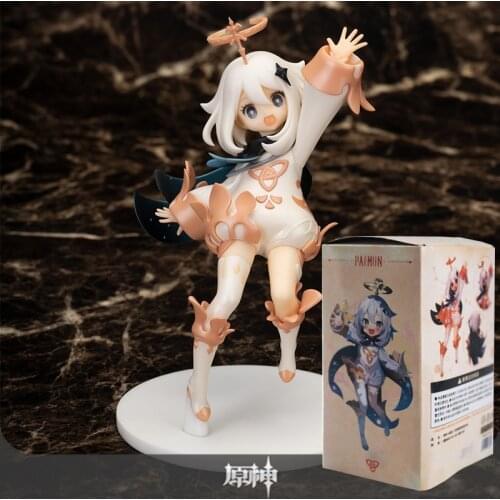 14cm Genshin Paimon Anime Figure Action Figure Collectible Model Toy Genshin Peripherals Mooie Meisjes Spel Personages Moe